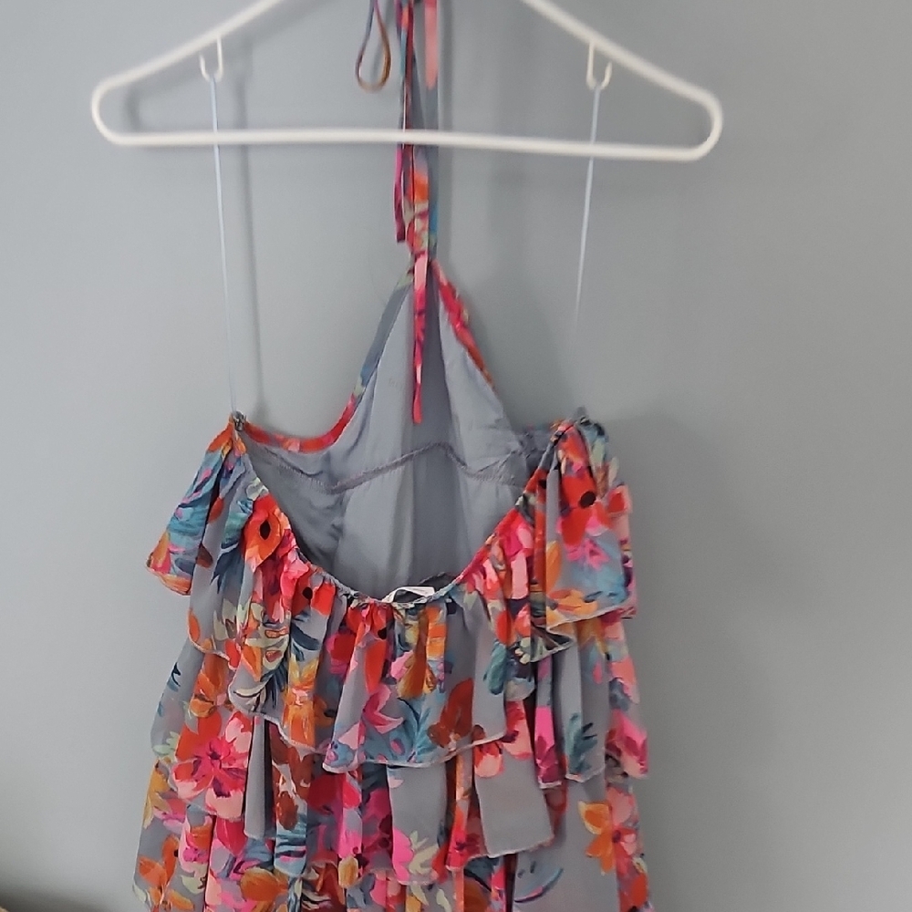 Floral Ruffle Mini Dress - Picture 5 of 5